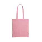 Bolsa de algodón reciclado a color resistente 8kg 120 g/m2 Eco Recycle color rosa primera vista