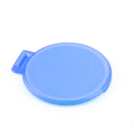 Espejo personalizado barato plegable para maquillaje color azul