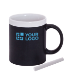 Taza personalizada de cerámica pizarra con tiza 350ml Chalk vista principal