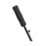 Paraguas personalizado poliéster pongee de gran tamaño Ø130 Monsoon color negro cuarta vista