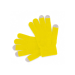 Guantes táctiles para móviles baratos Touch color amarillo primera vista