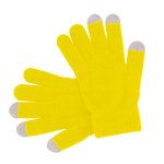 Guantes táctiles para móviles baratos Touch color amarillo