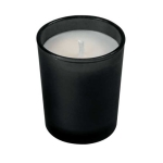 Vela aromatizada con envase de cristal de colores a elegir Scent color negro