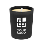 Vela aromatizada con envase de cristal de colores a elegir Scent color amarillo vista principal