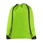 Mochila saco no tejida 80 g/m2 con logotipo de empresa Original color verde lima