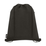 Mochilas recicladas de cuerdas con bolsillo RPET Ultimate color gris segunda vista trasera