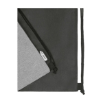 Mochilas recicladas de cuerdas con bolsillo RPET Ultimate color gris vista detalle 1