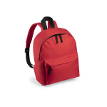 Mochila para niños acolchada en poliéster 600D Leisure color rojo primera vista