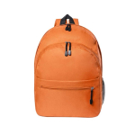 Mochila acolchada de poliéster con diversos bolsillos Fantasy color naranja primera vista