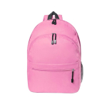 Mochila acolchada de poliéster con diversos bolsillos Fantasy color rosa primera vista