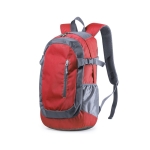 Mochila técnica en poliéster y ripstop con acolchado Campbase color rojo primera vista