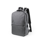 Mochilas corporativas de plástico reciclado para portátil de 15'' Investor color gris primera vista