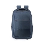 Mochila trolley para portátil de poliéster con USB 15'' Genius color azul marino primera vista