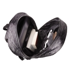 Mochila reflectante para portátil de 15,6'' reciclada Visibility color negro sexta vista