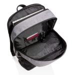 Mochila de tela duradera con RFID y USB para portátil de 15,6'' Smart color negro novena vista