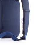 Mochila antirrobo con USB y RFID y puerto USB Bobby Sling color azul marino cuarta vista