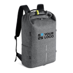 Mochila con tela anticortes de alta calidad y RFID Urban vista de impresión