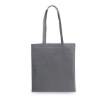 Bolsa de algodón personalizada de color 140 g/m2 color gris oscuro