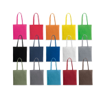 Bolsa de algodón personalizada de color 140 g/m2 varios colores