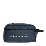 Neceser para publicidad reciclado con bolsillo y asa RPET Urban vista principal