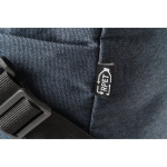 Bolsa de deporte con interior forrado y fondo semirrígido RPET Urban color azul quinta vista