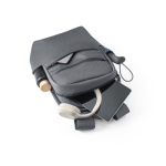 Mochila de nylon con RFID para portátil de 15'' WaterResistant color gris tercera vista