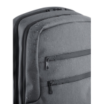 Mochila de nylon con RFID para portátil de 15'' WaterResistant color gris sexta vista