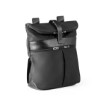 Mochila adaptable a dos tamaños de microfibra Versatile color negro primera vista