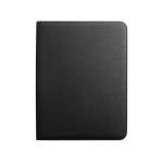Carpeta portafolios de calidad con compartimentos A4 color negro primera vista