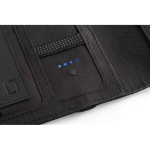 Carpeta reciclada con cargador inalámbrico A5 Wireless Charger color negro quinta vista