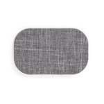 Cargador sin cables personalizado de ABS reciclado Fabric RPET color gris primera vista