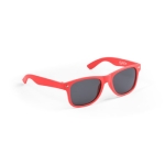 Gafas de sol promocionales recicladas con protección UV400 color rojo