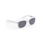 Gafas de sol promocionales recicladas con protección UV400 color blanco