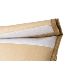 Bolsa térmica papel con forro non-woven con cierre de velcro 4L Lunch color natural tercera vista