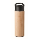 Termo antifugas de acero inoxidable con tapa y asa 450ml Tea Travel color madera segunda vista