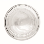 Botella de vidrio con logotipo con tapa de bambú 650ml Pure Glass color madera septima vista