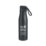 Botella de acero personalizada con tapa magnética 600ml Inox Magnet vista de impresión