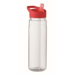 Bidones personalizados con boquilla plegable de color 650ml Festival RPET color rojo