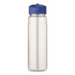 Bidones personalizados con boquilla plegable de color 650ml Festival RPET color azul real quinta vista