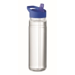 Bidones personalizados con boquilla plegable de color 650ml Festival RPET color azul real octava vista