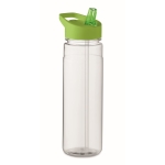 Bidones personalizados con boquilla plegable de color 650ml Festival RPET color verde lima