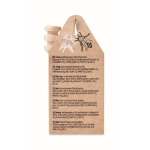 Tarro de miel de flores silvestres con dispensador personalizado 50g color madera novena vista