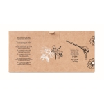 Selección de 3 tarros de miel con dispensador y semillas 50g Diverse color madera novena vista