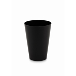 Vasos para eventos en plástico reutilizable de 300ml Festival color negro