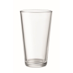Vasos grabados de cristal reutilizables de 300 ml Water color transparente