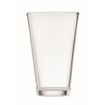 Vasos grabados de cristal reutilizables de 300 ml Water color transparente tercera vista