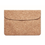 Funda de corcho para portátil  con solapa de cierre magnético 14 Cork color beige
