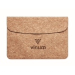 Funda de corcho para portátil  con solapa de cierre magnético 14 Cork color beige vista principal