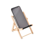 Soporte plegable de teléfono en forma de tumbona DeckChair color negro sexta vista