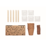 Set de cultivo de flores con 5 tipos diferentes Kit 5 Flowers Grow color beige segunda vista